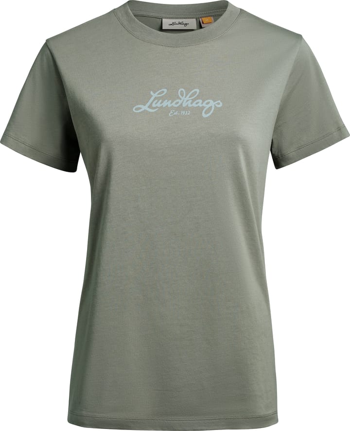 Lundhags Women's Järpen Logo T-shirt Aloe Green Lundhags
