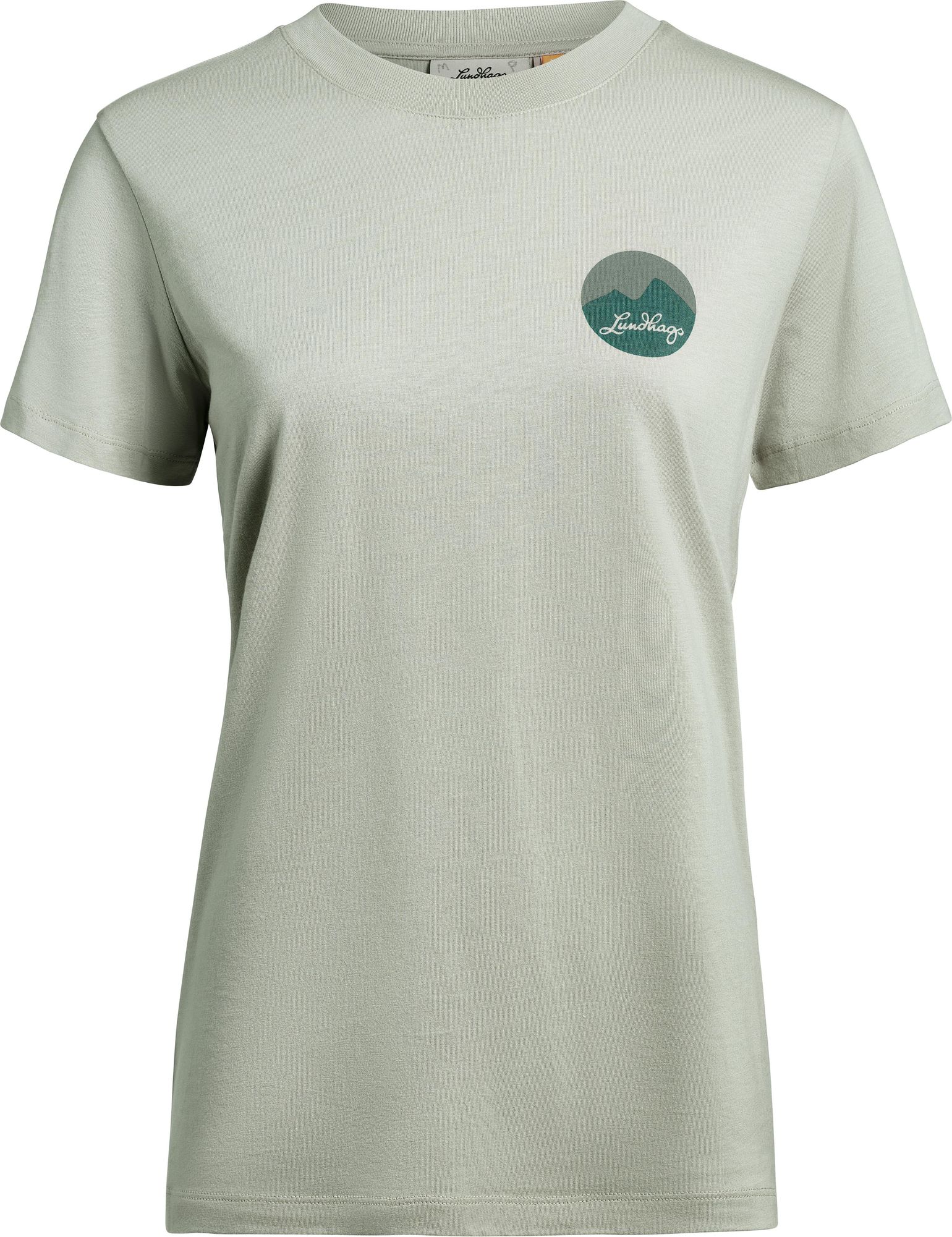 Lundhags Women's Järpen Printed T-Shirt Moss Grey