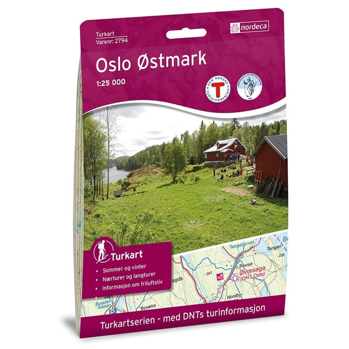 Nordeca Oslo Østmark 1:25 000 Turkart Ugland IT