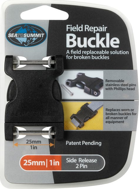 Sea To Summit Buckle 25mm Siderelease 2 Pin  Black Sea To Summit