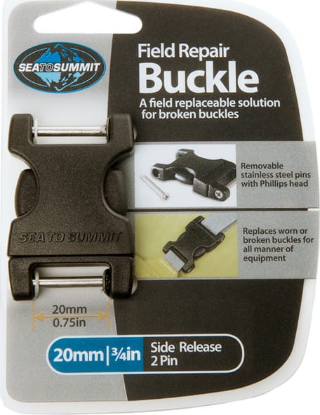 Sea To Summit Field Repair Buckle Side Release 20mm 2 pin Black Sea To Summit