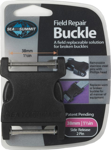 Sea To Summit Field Repair Buckle Side Release 38mm 2 Pin Black Sea To Summit