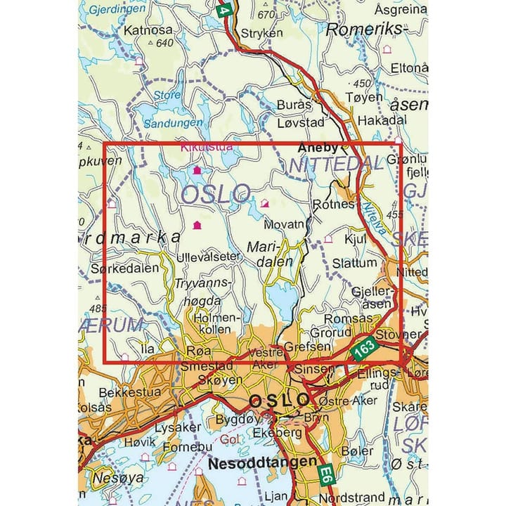 Nordeca Oslo Nordmark Sør 1:25 000 Ugland IT