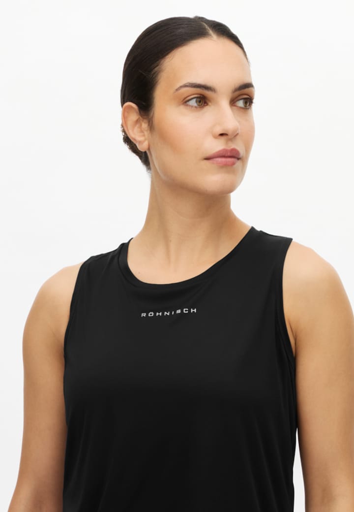 Röhnisch Women's Team Logo Tank Top Black Röhnisch