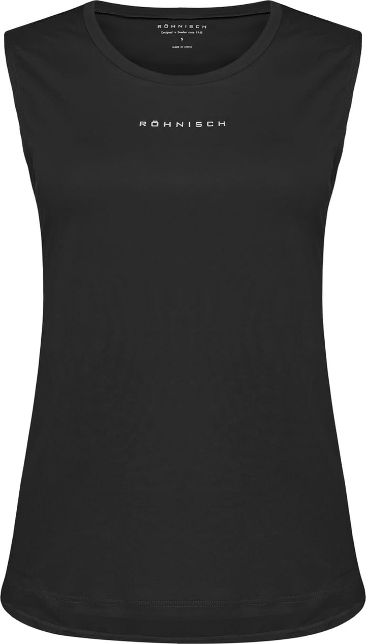 Röhnisch Women's Team Logo Tank Top Black Röhnisch