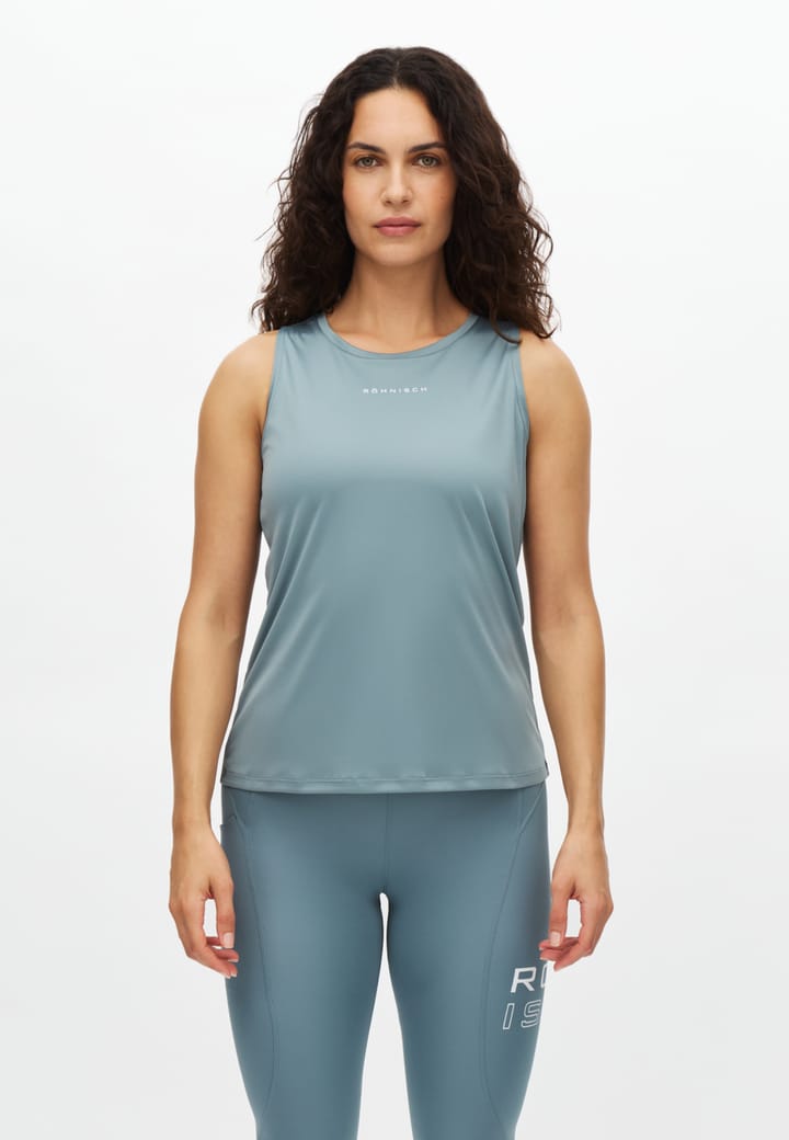Röhnisch Women's Team Logo Tank Top Stormy Sea Röhnisch
