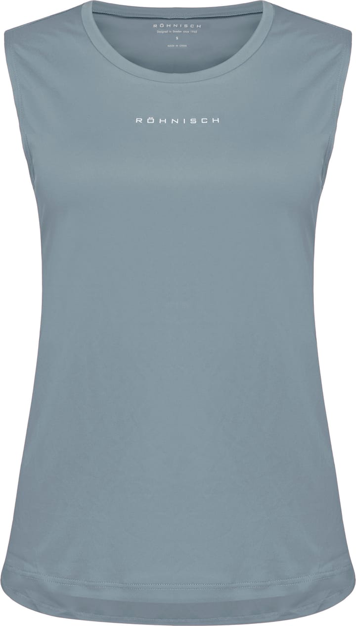Röhnisch Women's Team Logo Tank Top Stormy Sea Röhnisch