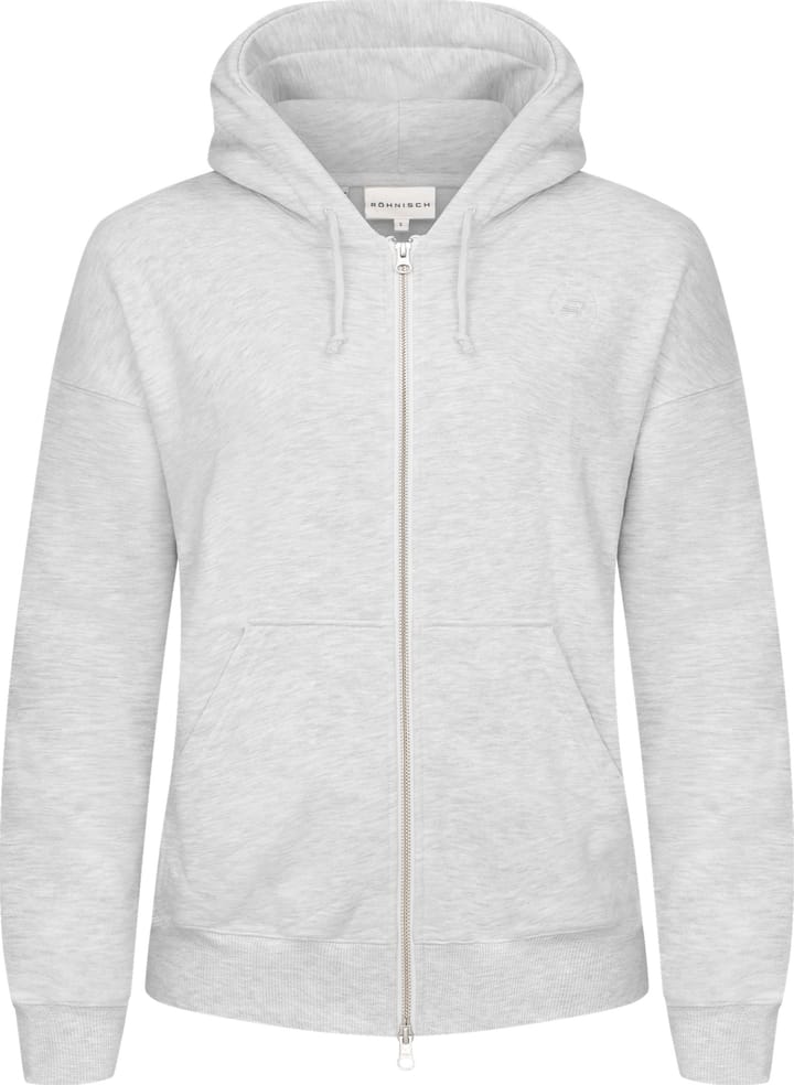 Röhnisch Women's Champ Zip Hoodie Grey Melange Röhnisch