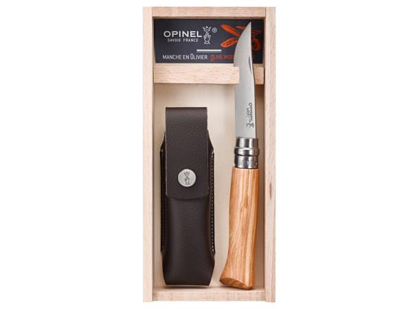 Opinel Olive Wood No08 + sheath NoColour Opinel