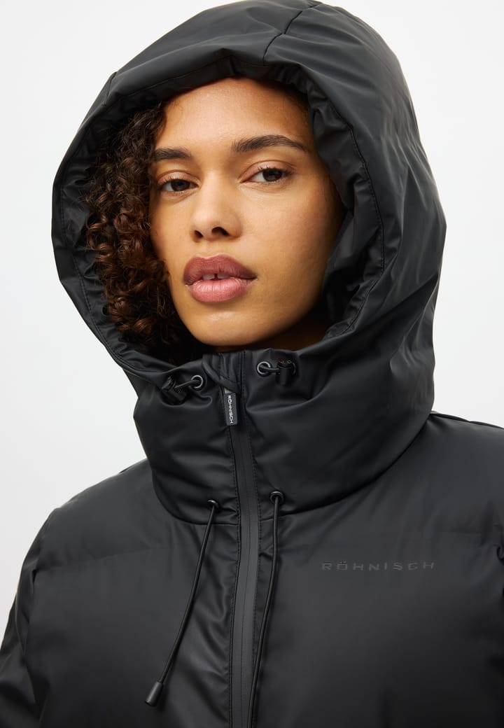 Röhnisch Women's Element Shield Padded Mid Coat Black Röhnisch