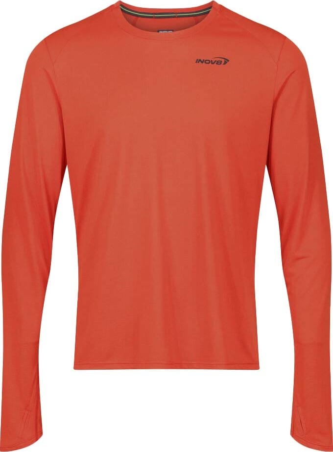 inov-8 Men's Performance Long Sleeve T-Shirt Fiery Red / Red