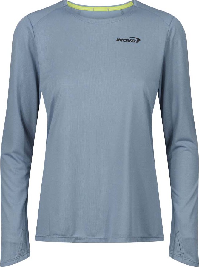 inov-8 Women’s Performance Long Sleeve T-Shirt Blue Grey / Slate