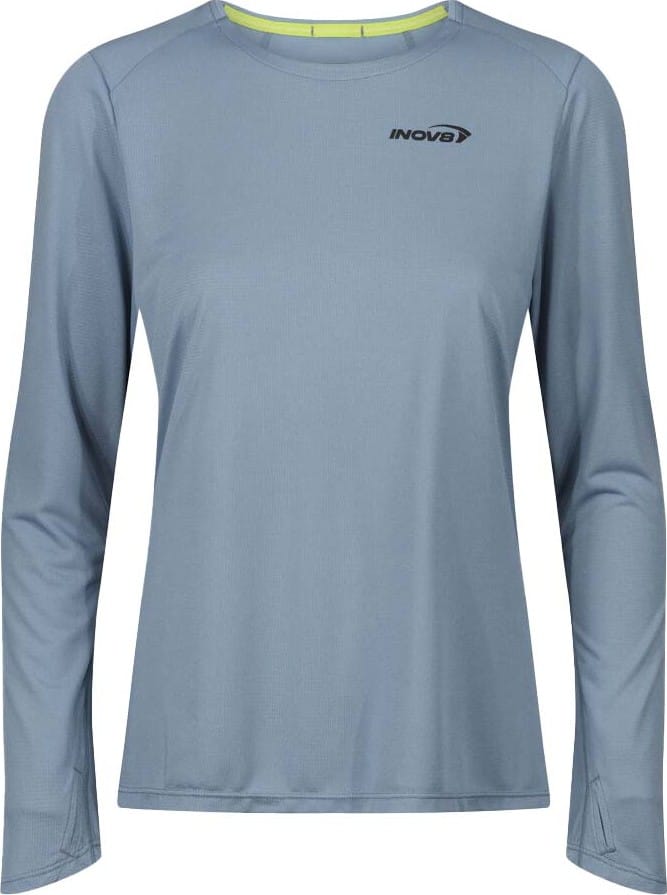 inov-8 Women's Performance Long Sleeve T-Shirt Blue Grey / Slate inov-8