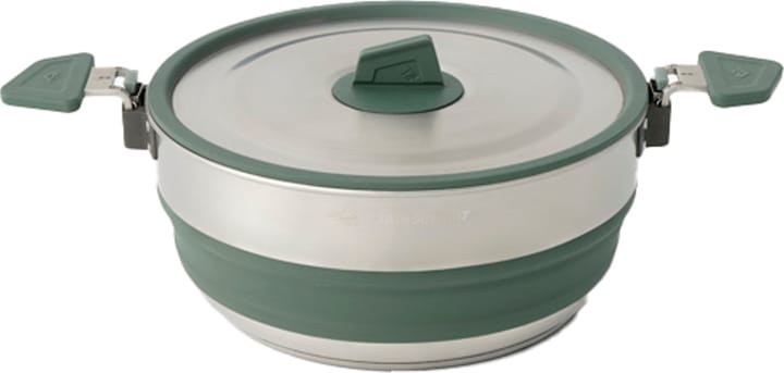 Sea To Summit Detour Stainless Steel Collapsible Pot 3 L Laurel Wreath Green Sea To Summit