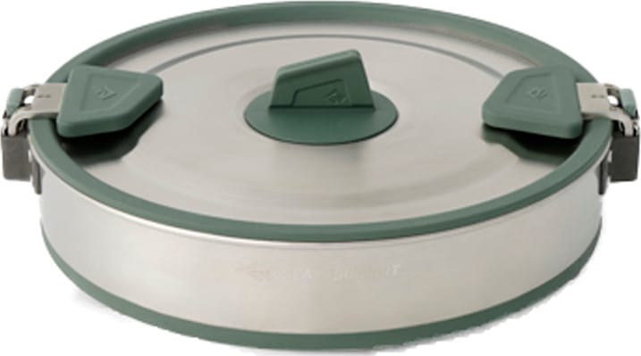 Sea To Summit Detour Stainless Steel Collapsible Pot 3 L Laurel Wreath Green Sea To Summit