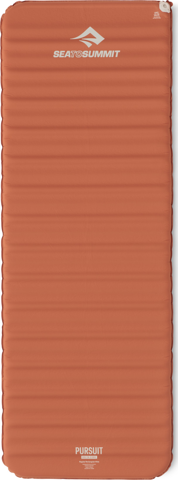 Sea To Summit Sleep Mat Self Inflated Pursuit Regular Rectangular Wide Bombay Brown Självuppblåsande liggunderlag REGULAR RECTANGULAR WIDE