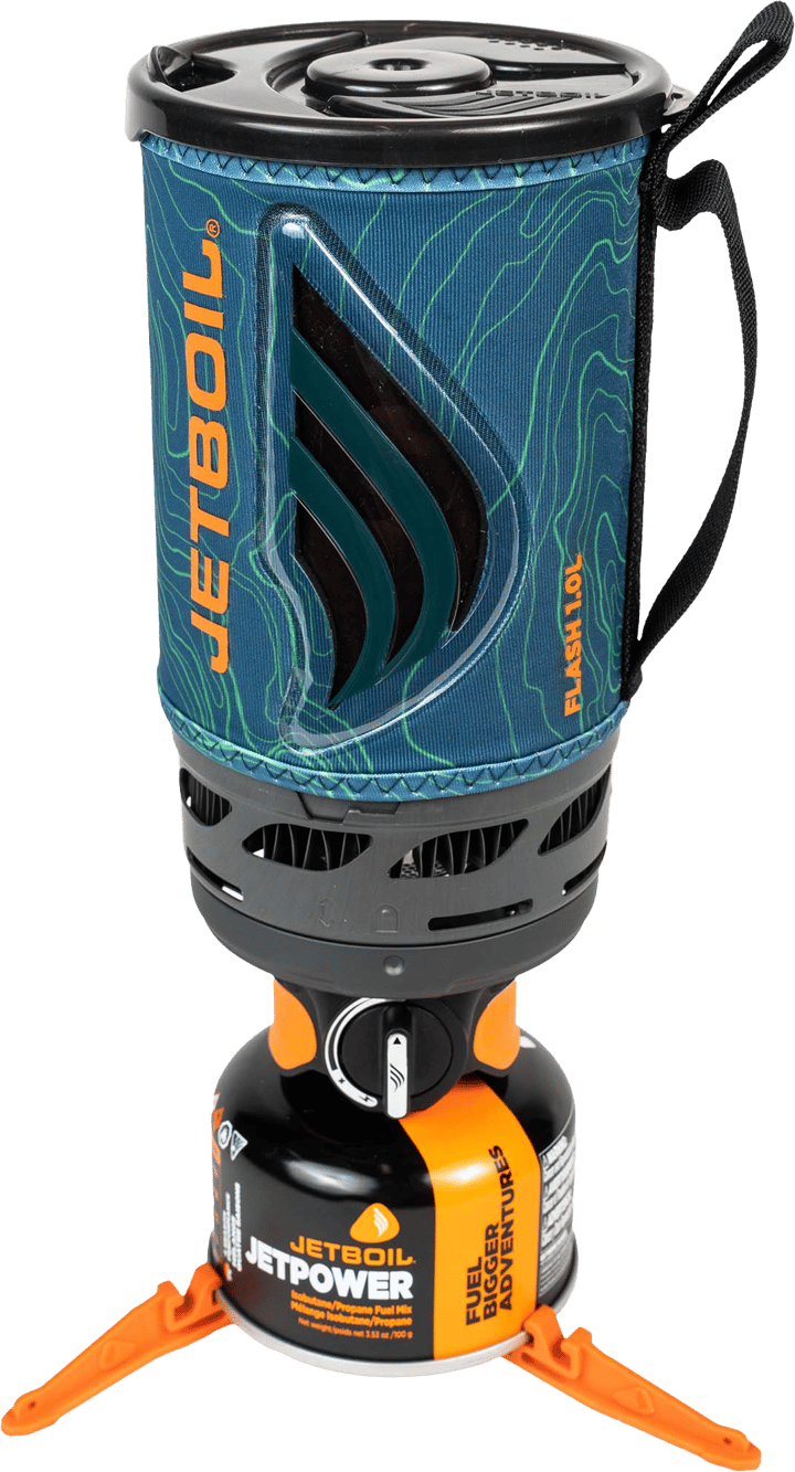 Jetboil Flash 1.0 L Fast Boil System Ocean Topo Jetboil Jetboil Flash 1.0 L Fast Boil System Ocean Topo Jetboil