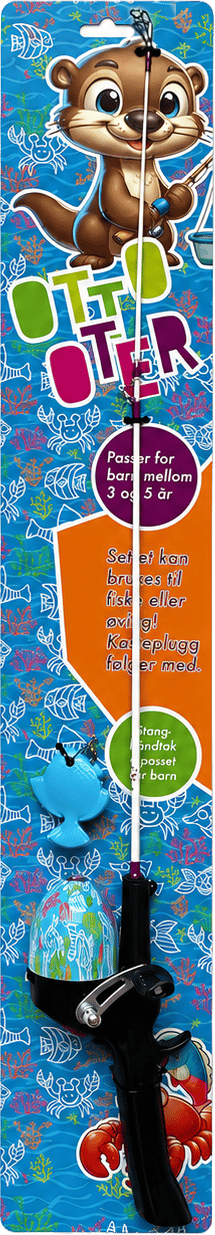 Sølvkroken Otto Oter Barnesett 72cm Sølvkroken