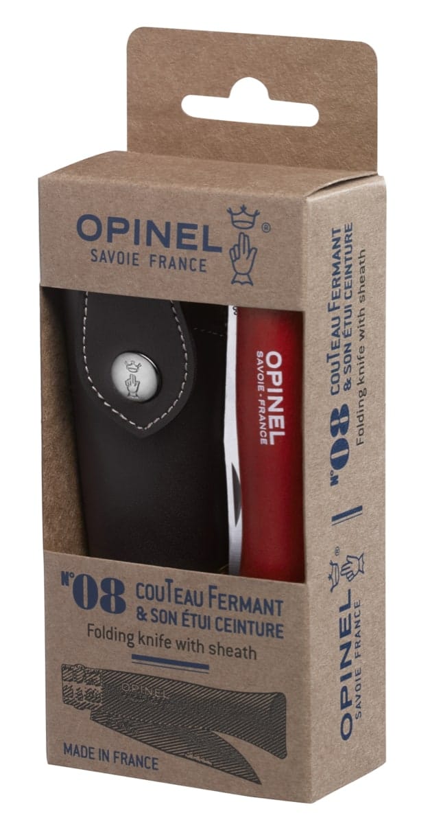 Opinel N°08 Bushwhacker Red Sheat Opinel