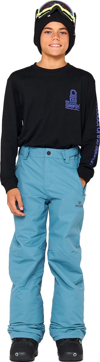 Rip Curl Kids' Olly Snow Pant Ocean Blue Tie Rip Curl