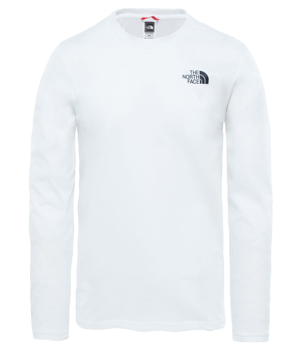 The North Face Men's L/S Easy Tee Tnf White