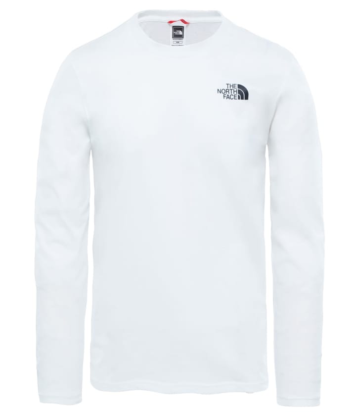 The North Face Men's L/S Easy Tee Tnf White The North Face