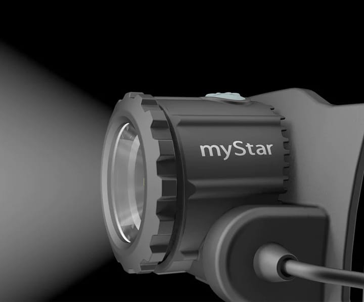 NexTorch myStar 2.0 USB-Charge Focusing Headlamp Black NexTorch