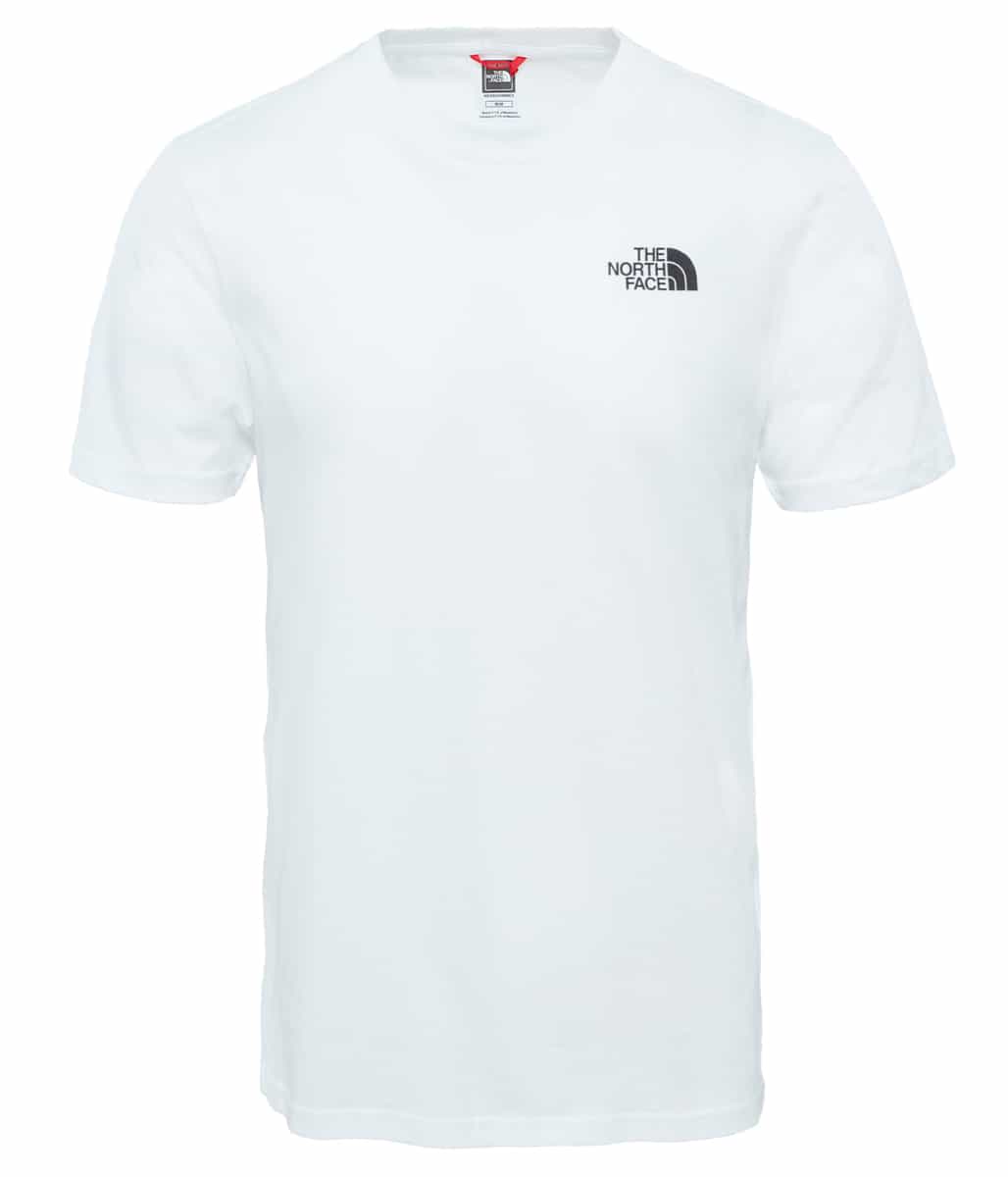 The North Face M S/S Simple Dome Tee White