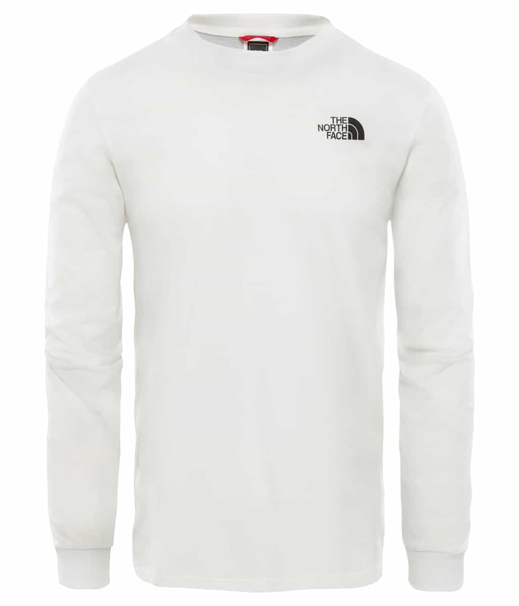 The North Face M Ls Simple Dome Tee TNF WHITE