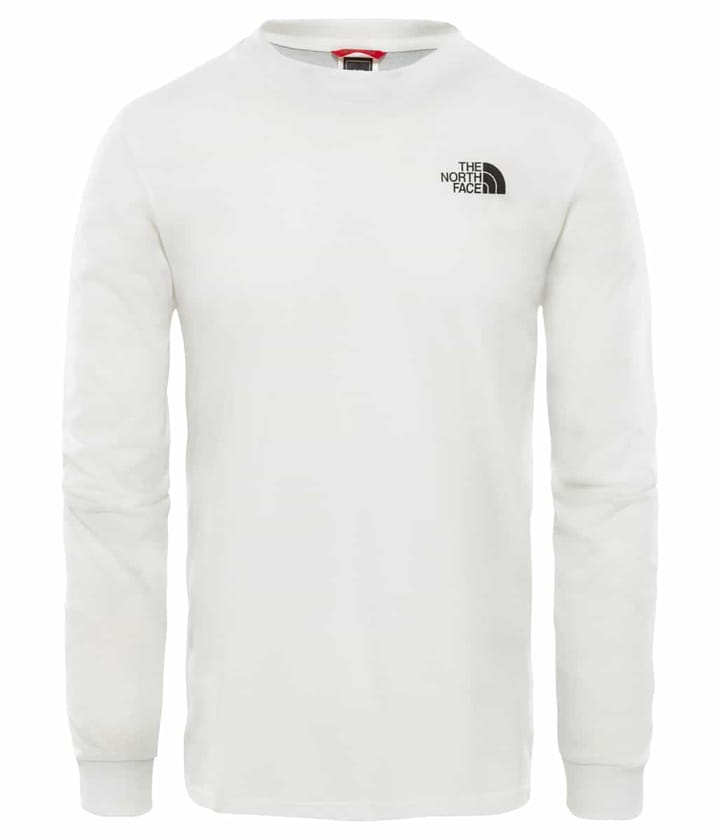 The North Face M LS Simple Dome Tee Tnf White The North Face