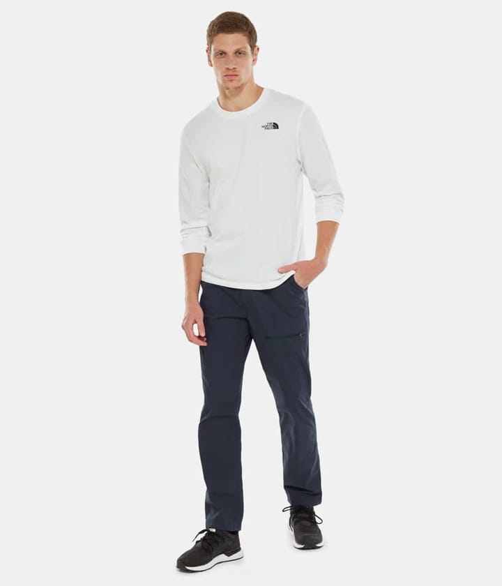 The North Face M LS Simple Dome Tee Tnf White The North Face