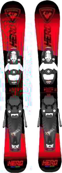 Rossignol Kids' Hero Pre-Drilled Red/Black Rossignol