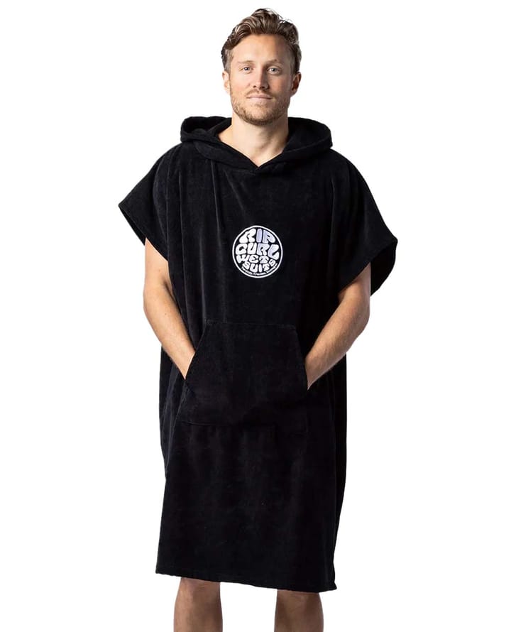 Rip Curl Men's Logo Hooded Towel Black Rip Curl