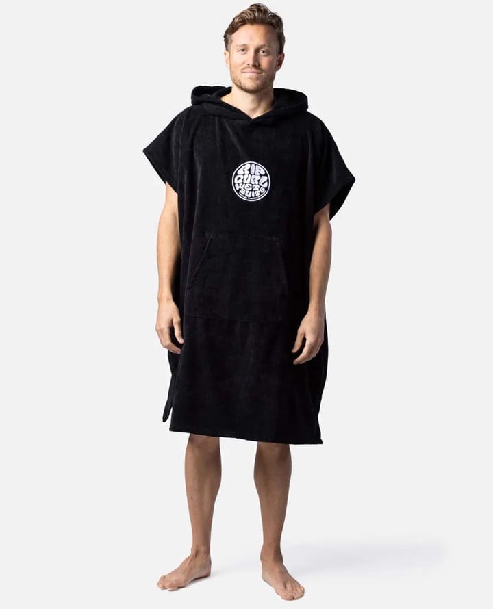 Rip Curl Men's Logo Hooded Towel Black Rip Curl