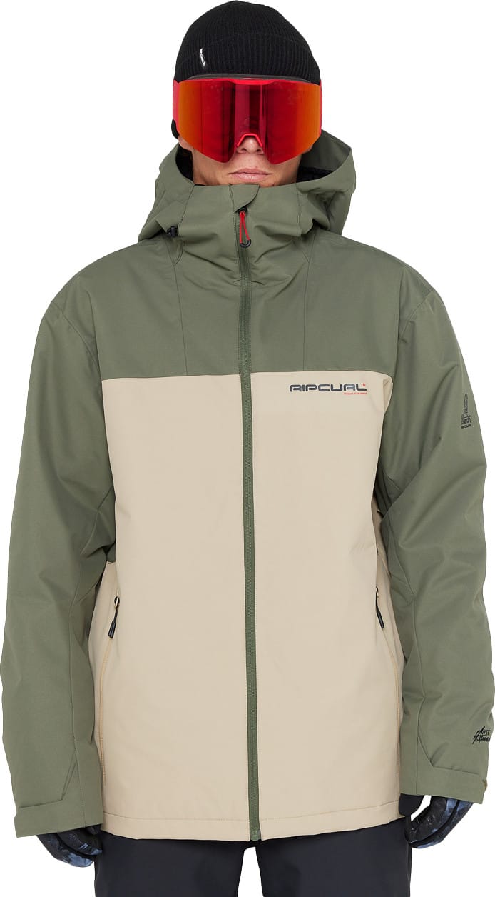 Rip Curl Men's Anti Series Notch 10K/10K Jacket Deep Cactus Rip Curl Rip Curl Men's Anti Series Notch 10K/10K Jacket Deep Cactus Rip Curl