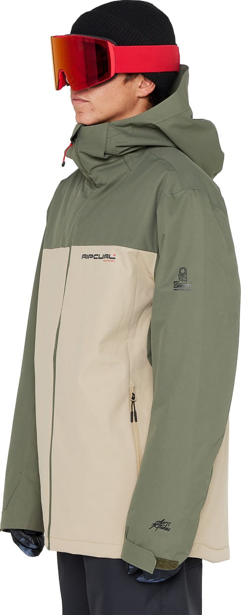 Rip Curl Men's Anti Series Notch 10K/10K Jacket Deep Cactus Rip Curl Rip Curl Men's Anti Series Notch 10K/10K Jacket Deep Cactus Rip Curl