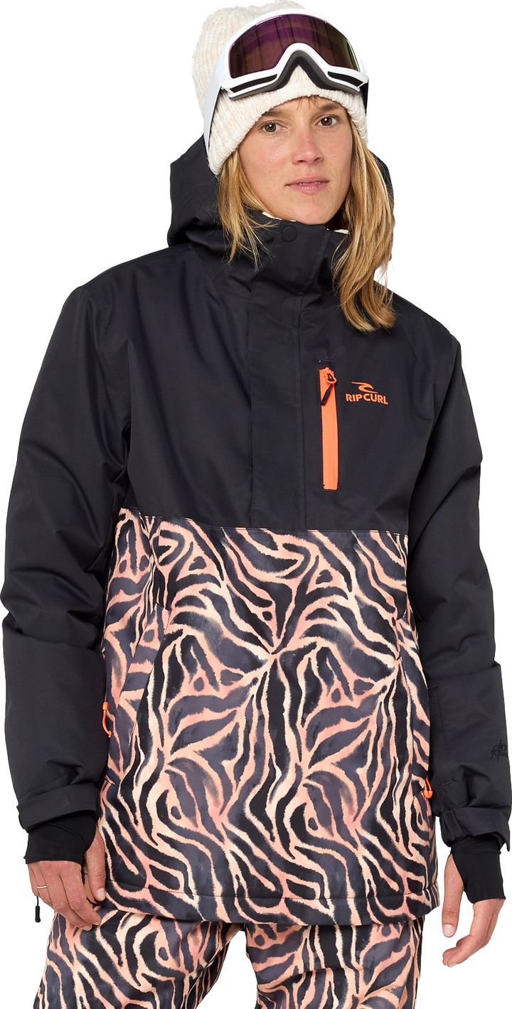 Rip Curl Women's Anti-Series Anorak 10K/10K Snow Jacket Black Rip Curl
