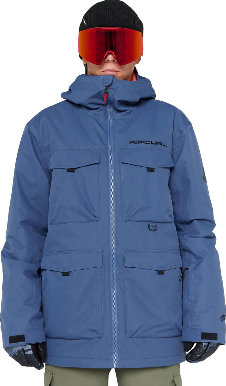 Rip Curl Men's Anti Series Pinna 10k/10k Jacket Storm Blue Rip Curl