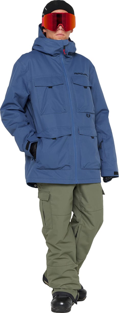 Rip Curl Men's Anti Series Pinna 10k/10k Jacket Storm Blue Rip Curl