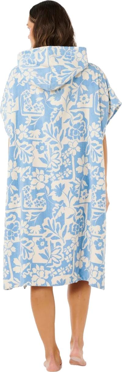 Rip Curl Women's Mixed Hooded Poncho Blissful Blue Rip Curl