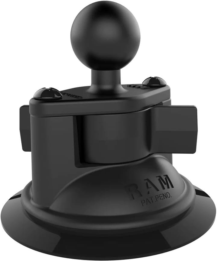 RAM Mounts Ram Twist-Lock Suction Cup Base W/Ball Sugekoppfeste Med B-Kule RAM Mounts RAM Mounts Ram Twist-Lock Suction Cup Base W/Ball Sugekoppfeste Med B-Kule RAM Mounts