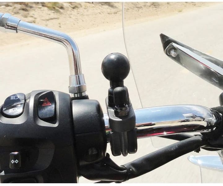 RAM Mounts Ram Handlebar U-Bolt Base For Rails U-Bolt Feste For Rør 12,7-25,4mm RAM Mounts RAM Mounts Ram Handlebar U-Bolt Base For Rails U-Bolt Feste For Rør 12,7-25,4mm RAM Mounts