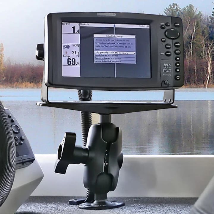 RAM Mounts Ram Mounts Large Marine Electronics Mount D Size Short RAM Mounts