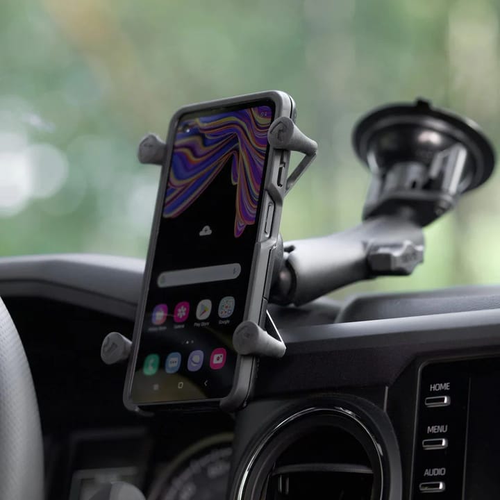 RAM Mounts Ram X-Grip Universal Phone Holder W/Ball Universal Telefonholder Med Ram B Kule RAM Mounts RAM Mounts Ram X-Grip Universal Phone Holder W/Ball Universal Telefonholder Med Ram B Kule RAM Mounts