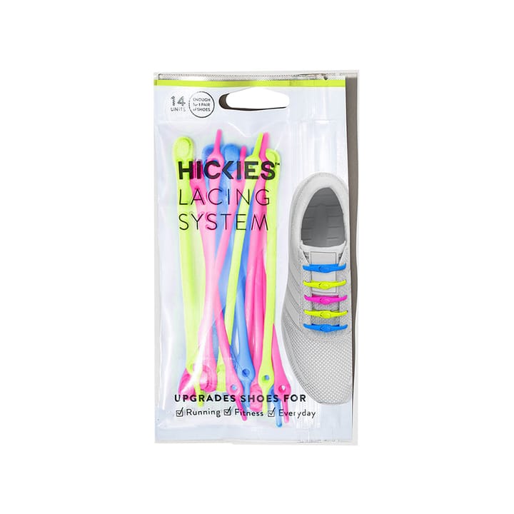 Hickies No Tie Laces 2.0 Neon Multi Hickies