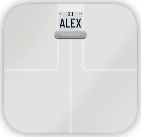 Garmin Index S2 Smart Scale, Intl, White, 1 pack White Garmin