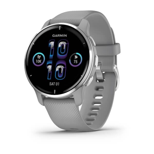 Garmin Venu 2 Plus Powder Gray + Passivated Garmin Garmin Venu 2 Plus Powder Gray + Passivated Garmin