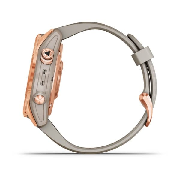 Garmin Fenix 7s Solar, Rose Gold W/Light Sand Band Garmin Garmin Fenix 7s Solar, Rose Gold W/Light Sand Band Garmin
