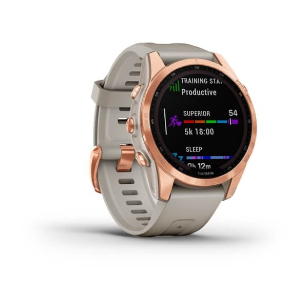 Garmin Fenix 7s Solar, Rose Gold W/Light Sand Band Garmin Garmin Fenix 7s Solar, Rose Gold W/Light Sand Band Garmin