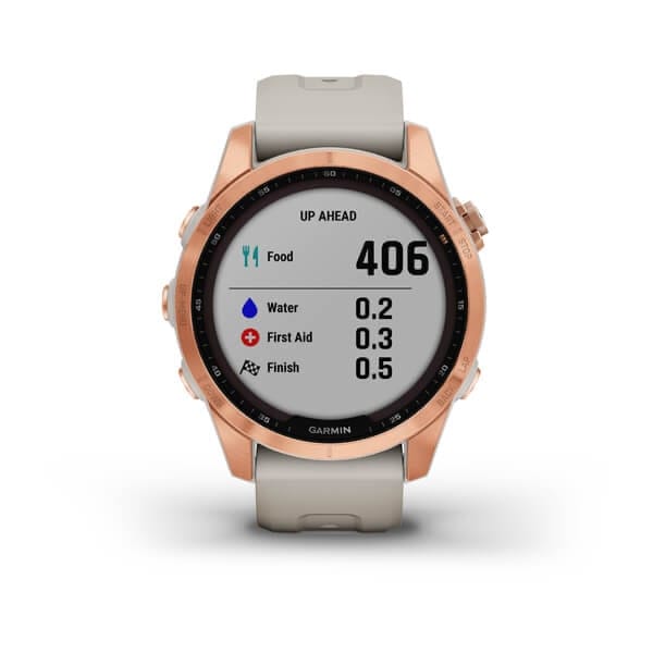 Garmin Fenix 7s Solar, Rose Gold W/Light Sand Band Garmin Garmin Fenix 7s Solar, Rose Gold W/Light Sand Band Garmin